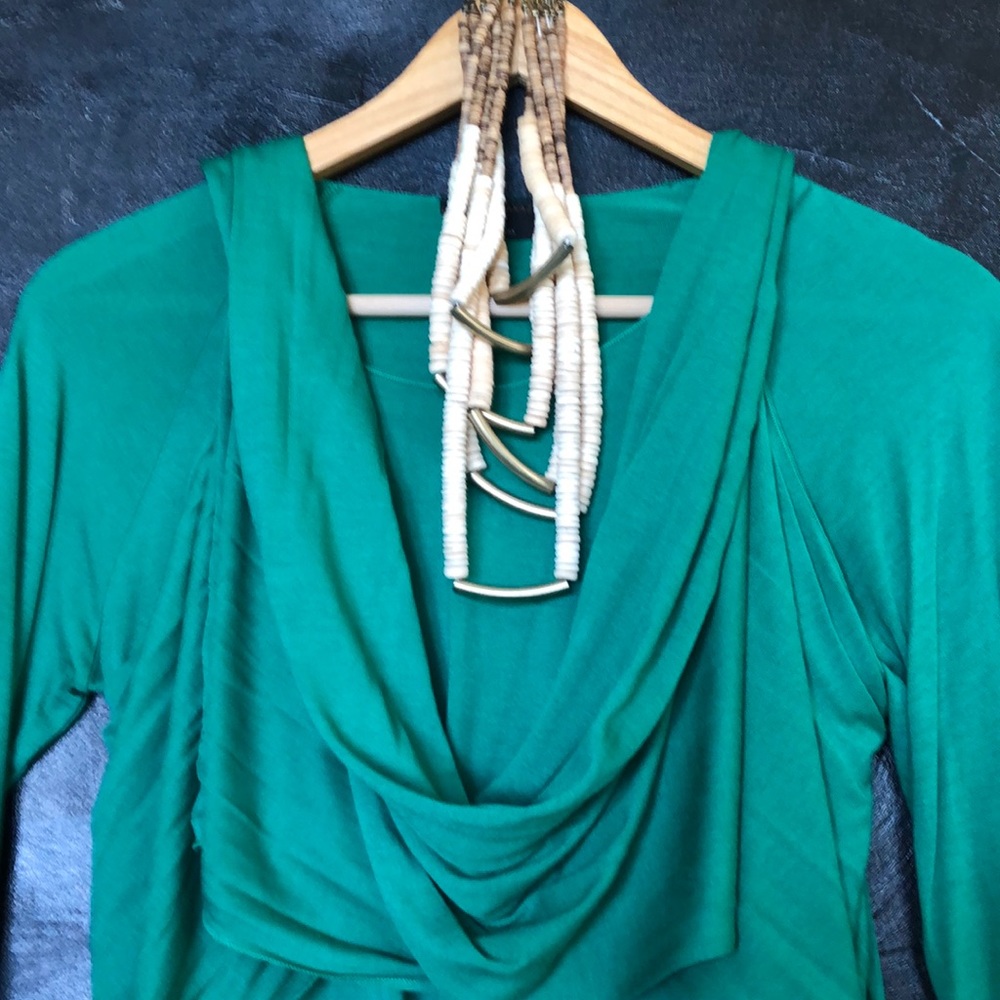 BCBG 7 way wrap top